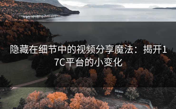 隐藏在细节中的视频分享魔法：揭开17C平台的小变化